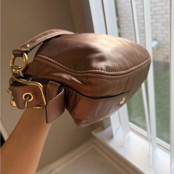 Coach Zoe Leather Hobo shoulder bag - Picture 7 of 15